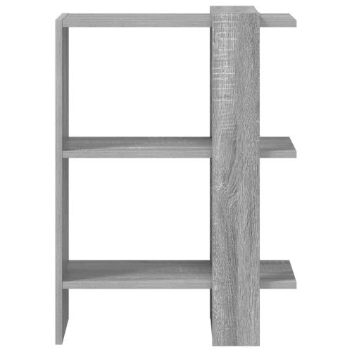 Рафт за книги 2 нива 52 x 25 x 71,5 см Инженерна дървесина