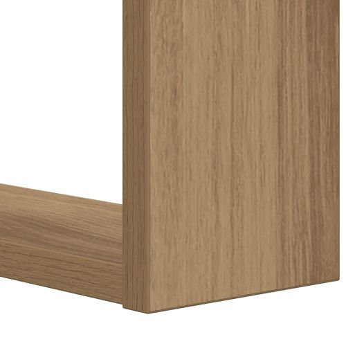 Рафт за книги 2 нива 52 x 25 x 71,5 см Инженерна дървесина Дъб