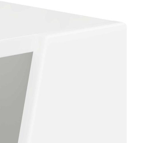 Странична рафт 33 x 32 x 70,5 см Инженерна дървесина Бяло