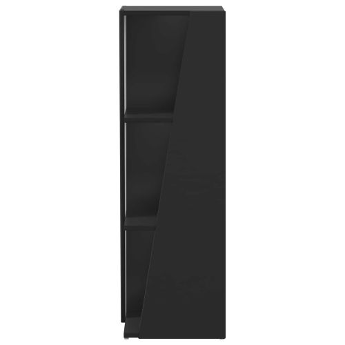 Странична рафт Черно 33 x 32 x 100,5 см Инженерно дърво