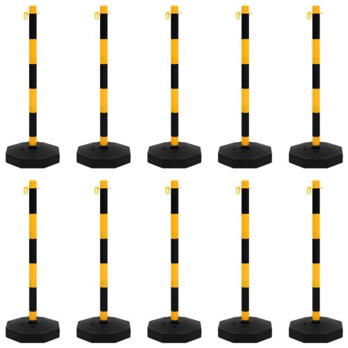 Комплект сигнални колчета с 10 м пластмасова верига