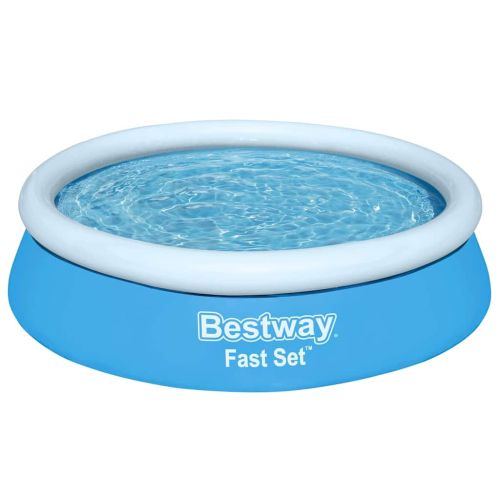 Bestway Fast Set Надуваем басейн, кръгъл, 183x51 см, син