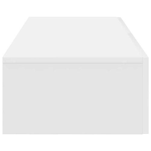 Стенна етажерка с чекмеджета Бяла 60x26,5x15 cm