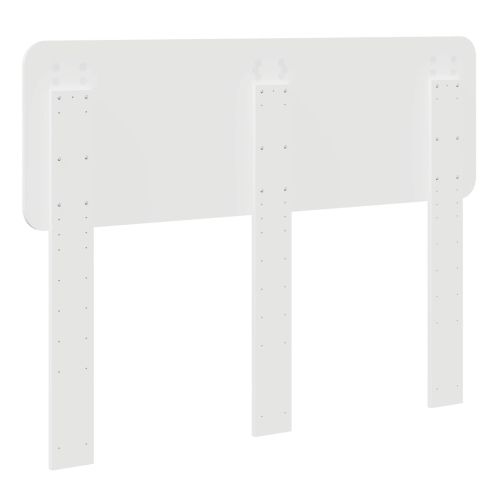 Облегалка за глава Бяло 135 cm Инженерно дърво