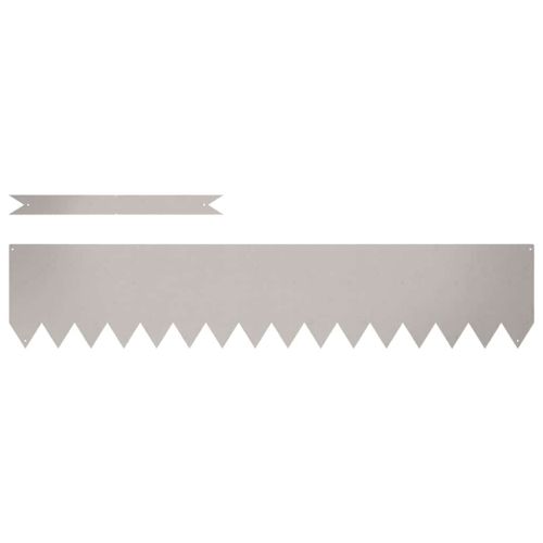 Ограда за трева 30 pcs Кафяво 100 x 0.05 x 20 см