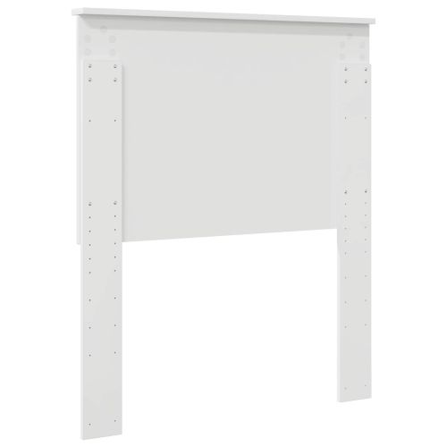 Облегалка за глава с таблото Гланц бяло 80 cm Инженерно дърво