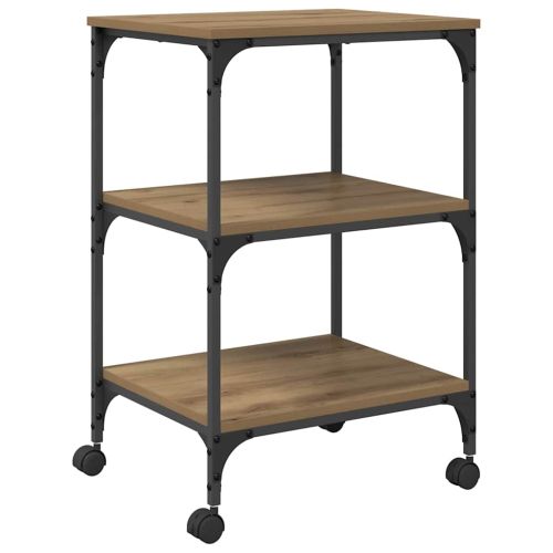 Стойка за принтер Дъб 50 x 41 x 75 см Инженерно дърво