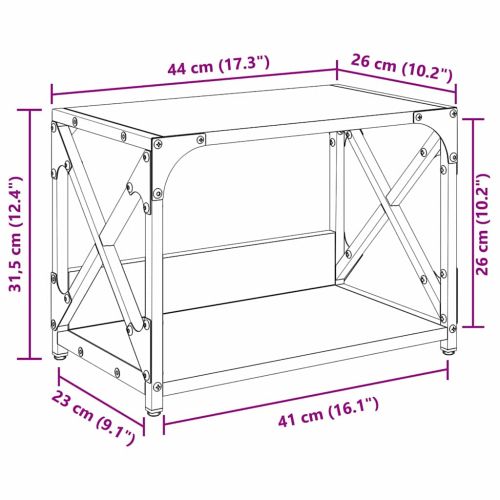 Стойка за принтер Старо дърво 44 x 26 x 31.5 см