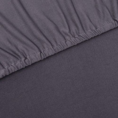 131084 Stretch Couch Slipcover Anthracite Polyester Jersey