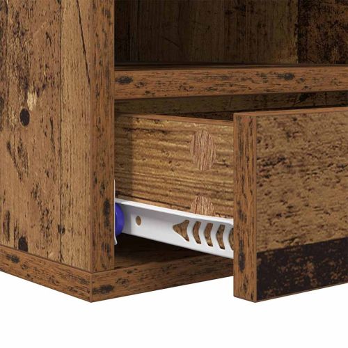 Стойка за принтер Старо дърво 40 x 32 x 24 см Инженерно дърво