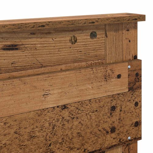 Облегалка за глава Старо дърво 120 cm Инженерно дърво