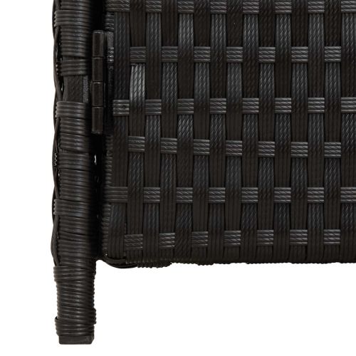 За шкафове с рафт Черно 70 x 50 x 87 см Полиестер и Роли Ратен