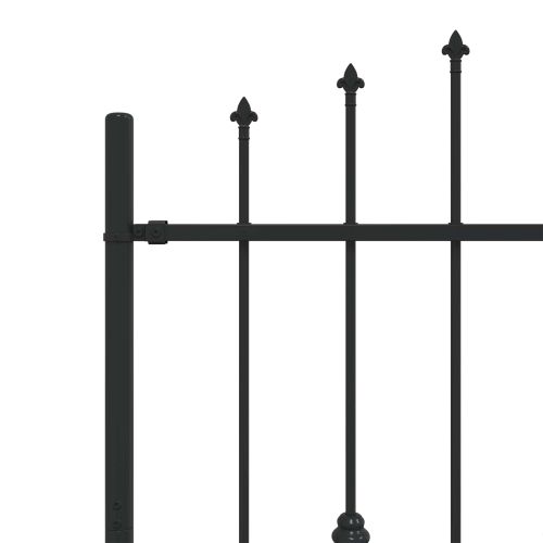 Шипова ограда Asten Черно 200 x 150 cm