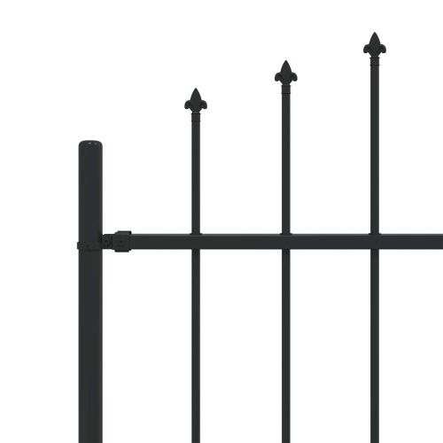 Шипова ограда Asten Черно 200 x 200 cm