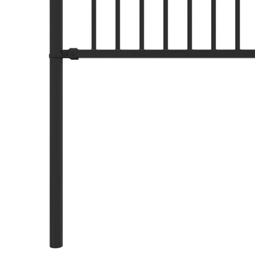 Ограда с Spike пръстен Черно 200 x 200 cm