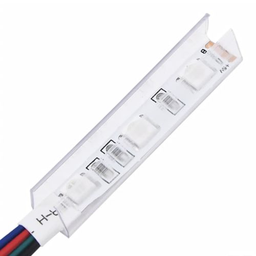 Сайдборд с LED светлини, oпушен дъб, 60,5x37x67 см