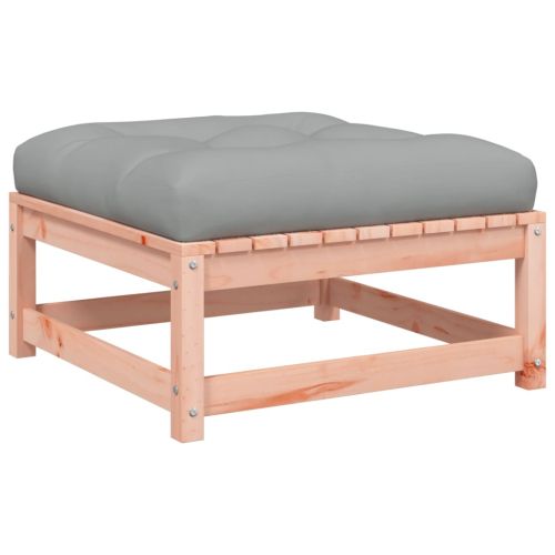 Градински комплект с възглавници, 6 части, дугласка ела масив