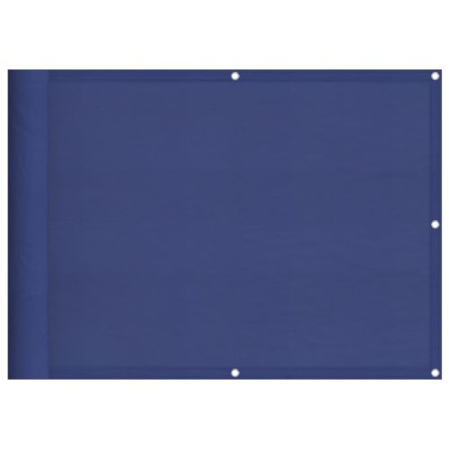 Балконски параван син 75x800 см 100% полиестер оксфорд