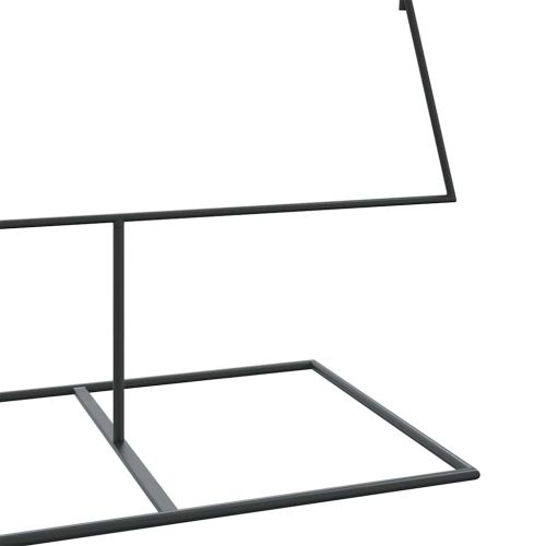 Метална коледна елха за декорация черна 210 см