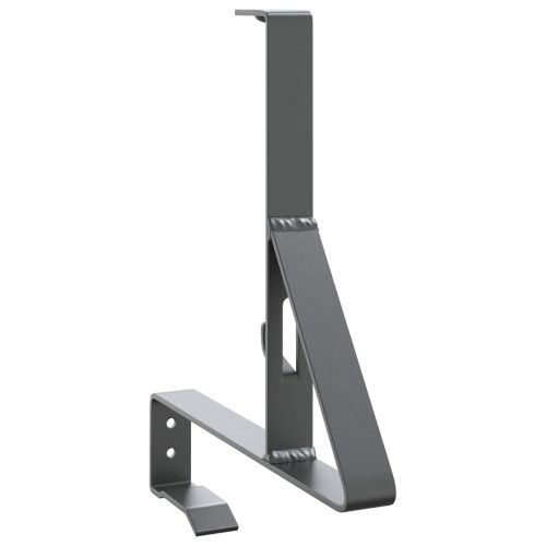 Поддръжка на снегозащита 12 pcs Антрацит 29,5 x 3 x 34,5 см