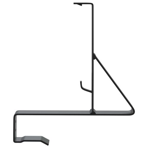 Поддръжка на снегозащита 12 pcs Черно 29,5 x 3 x 34,5 см