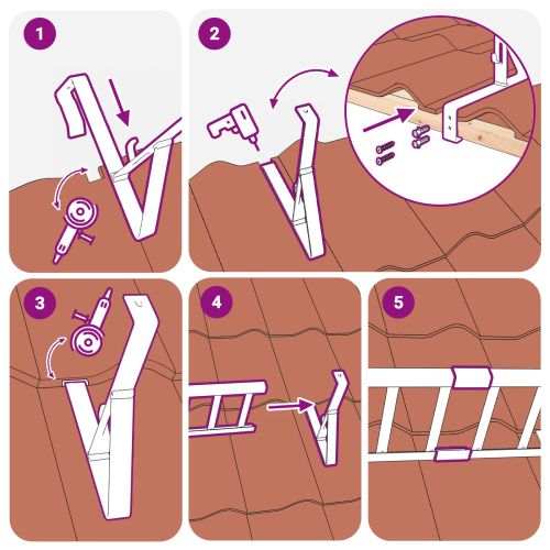 Поддръжка на снегозащита 12 pcs Черно 29,5 x 3 x 34,5 см