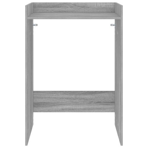 Шкаф за пералня Сив Сонома 67,5 x 62 x 97 см Инженерно дърво