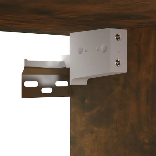 Комплект ТВ шкаф 2 pcs Кафяво Инженерна дървесина