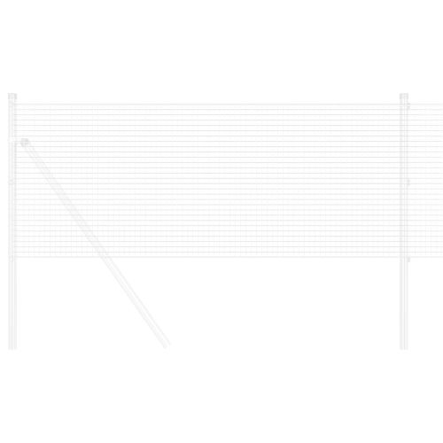 Заварена мрежа ограда Сребрист 0.4 x 100 м