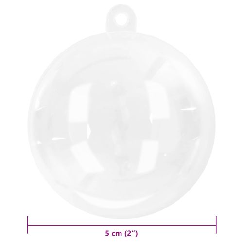Комплект коледни топки 50 pcs Прозрачен Ø 5 см