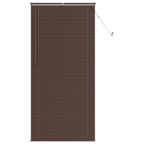 Венецианска щора Тъмно кафяво с шарка 213 x 90 см 25 mm ПВЦ