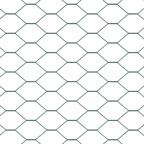 Шестоъгълна ограда Зелен 0,5 x 10 м ПВЦ