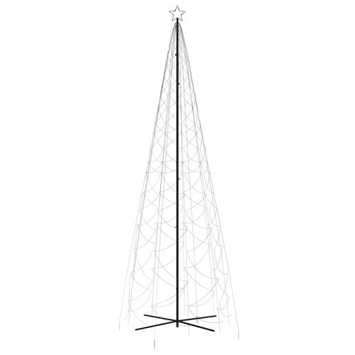 Коледна елха конус, синя, 1400 LED, 160x500 см