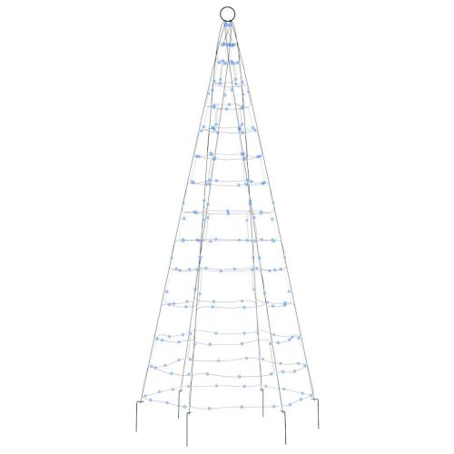 LED коледна елха 200 LED синьо 180 см