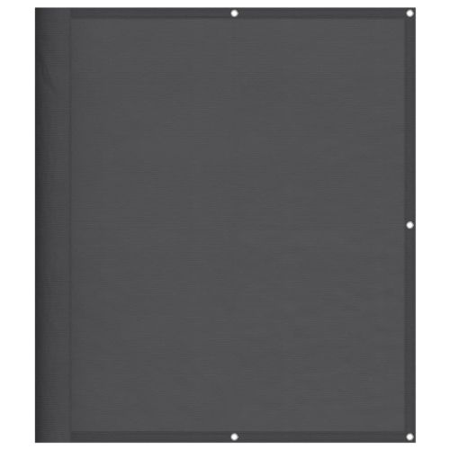Балконски параван антрацит 120x1000 см 100% полиестер оксфорд