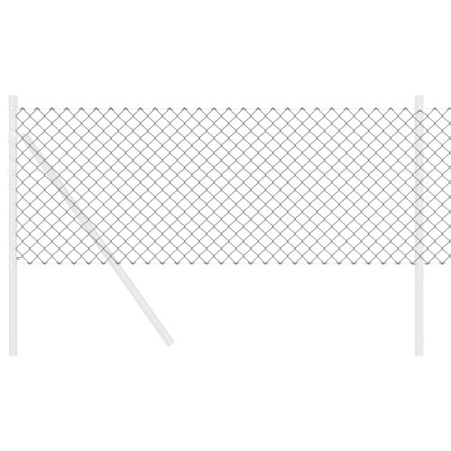 Оградa от мрежа Сив 10 x 0,6 м Стомана