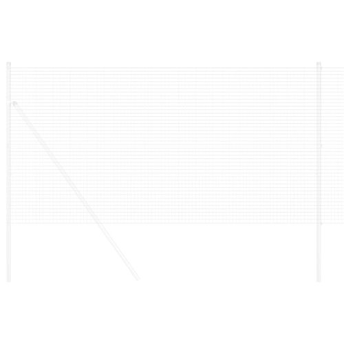 Заварена мрежа ограда Сребрист 1.4 x 10 m