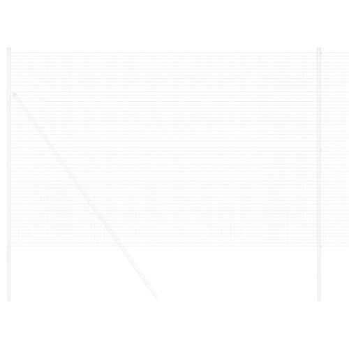 Заварена мрежа ограда Сребрист 1.6 x 10 m