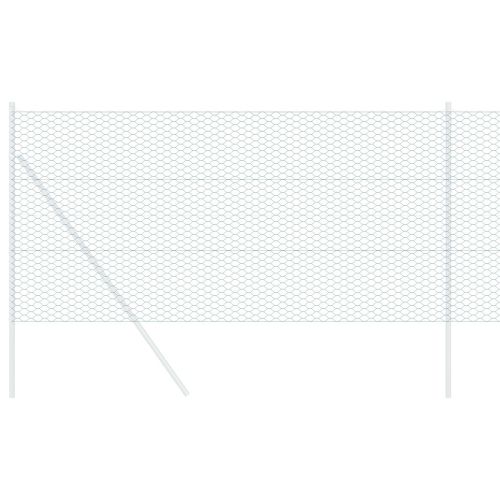 Шестоъгълна ограда Зелен 1,4 x 10 m ПВЦ