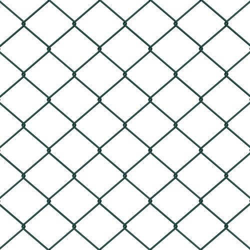 Оградa от мрежа Зелен 10 x 1 m Стомана