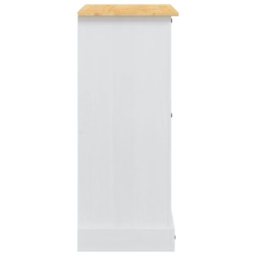 Сандъци за складиране Corona Бял 92 x 48 x 114 см Солиден бор