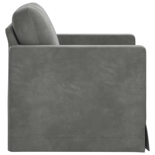 Диван Тъмен сив 78 x 78 x 80 см Кадифе