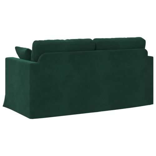Диван Тъмен зелен 158 x 78 x 80 см Кадифе