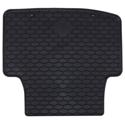 Автомобилен килим 4 pcs Черно Каучук