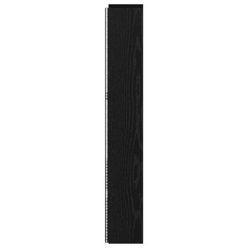 Табла за легло с LED осветление Черен Дъб 140 x 16,5 x 103,5 cm