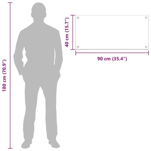 Кухненски заден панел 2 pcs Светлосиво 90 x 40 cm