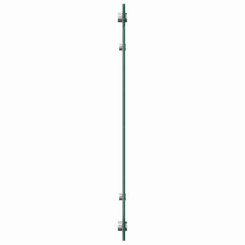 Кухненски заден панел 2 pcs Светлосиво 90 x 50 cm