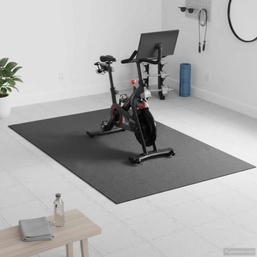 Мат за спортна защита Черен 183 x 122 x 0,6 см Високоплътен PVC