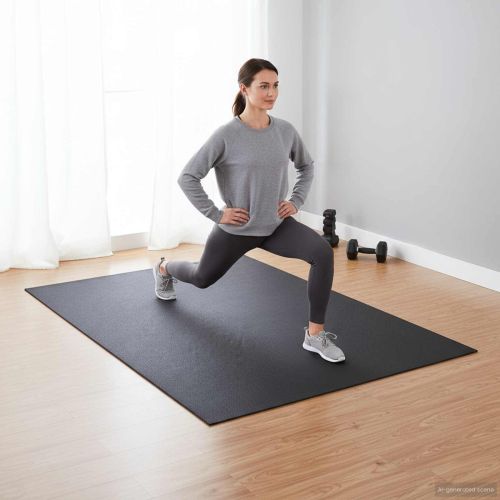 Мат за спортна защита Черен 213 x 152 x 0,6 см Високоплътен PVC