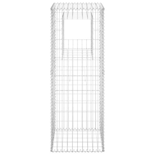 Габионна кошница стълб, 50x50x140 cм, желязо